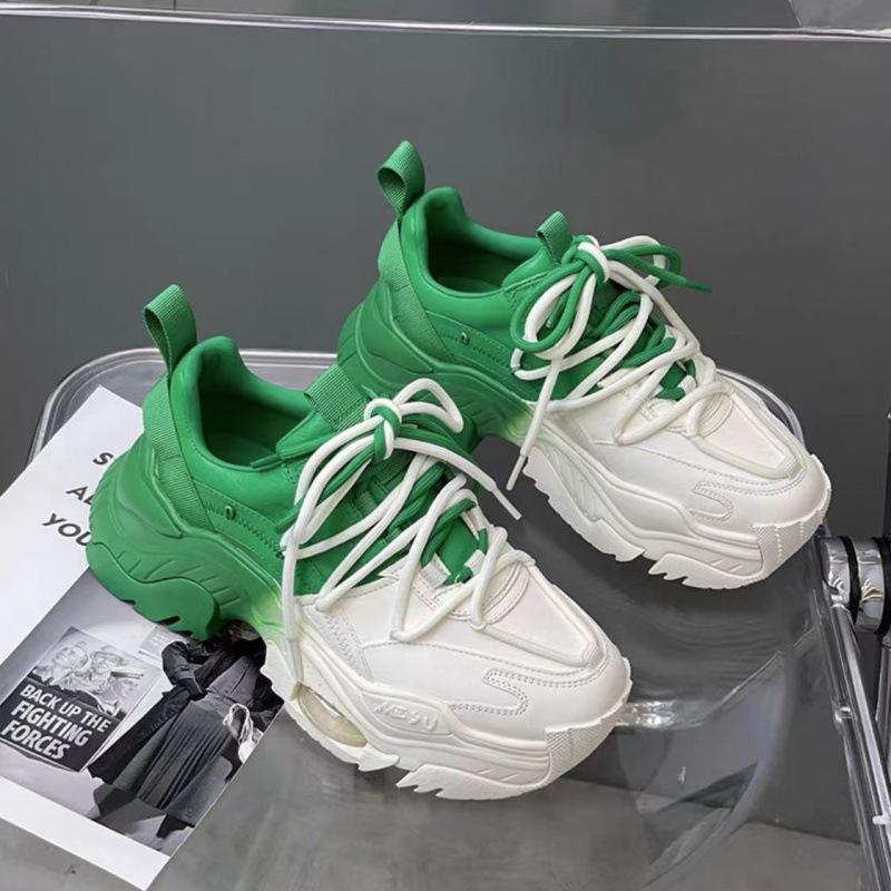 

Модный дизайн Sense Dad Shoes 2024 осень новая воздушная подушка амортизатор модная цветовая гамма универсальная повседневная спортивная обувь 40