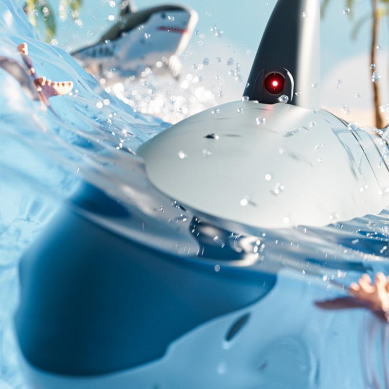 2.4G Remote Control Shark Toy With 4K Hd Camera Smart Rc Shark Whale Spray Water Toy Remote Controlled Boat Ship Submarine Robot