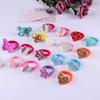 10pcs Glitter Sequin Hair Rubber Bands Rope High Elastic Ponytail Holder  Girl Hair Accessories