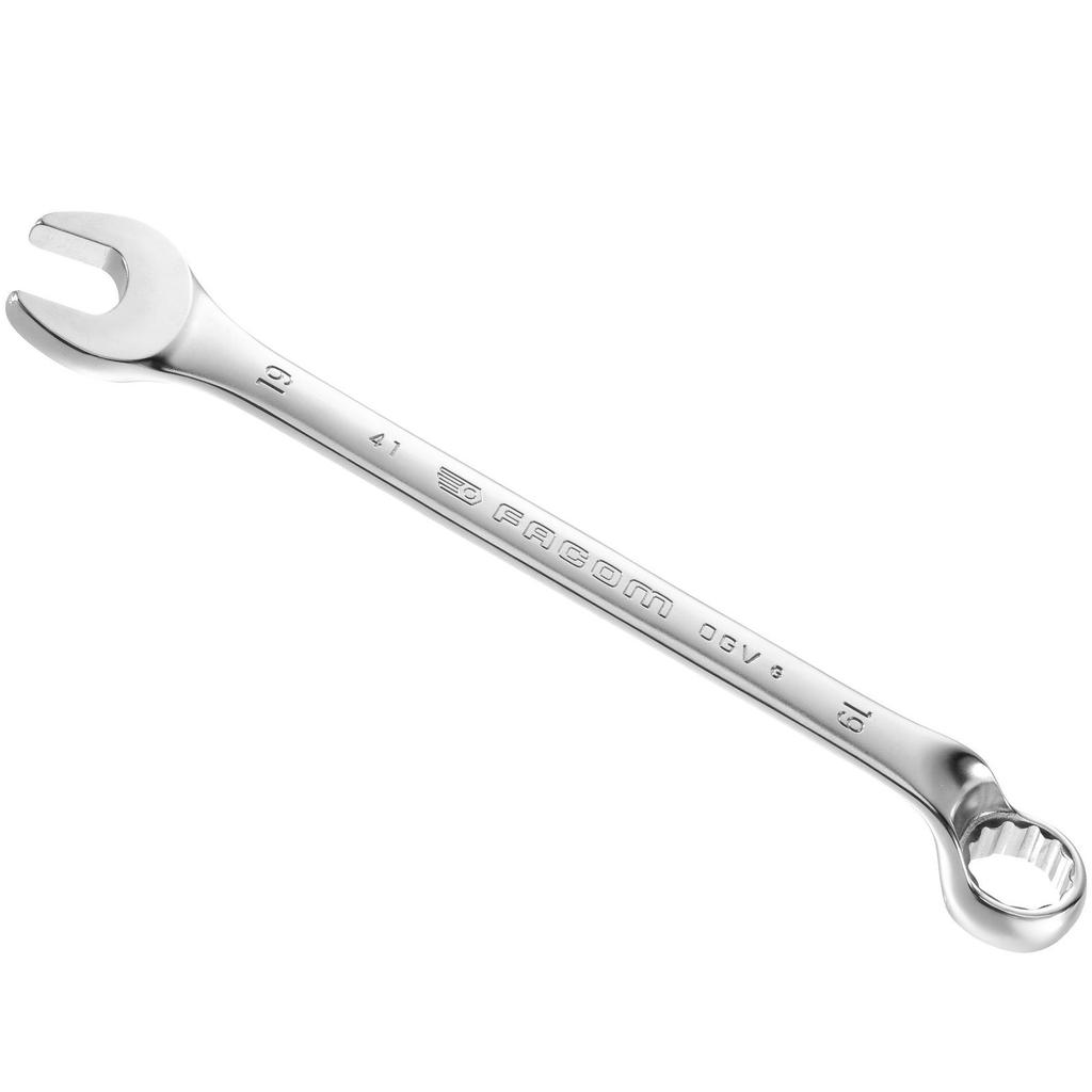 FACOM Offset Combination Offset Wrench, 19mm, 70° Angle, 41.19mm