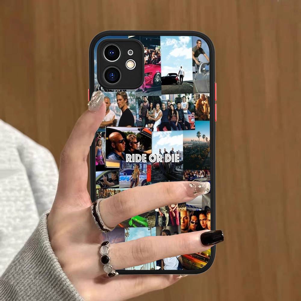 Movie Series Fast F-Furious For IPhone Air 16 15 14 Plus 13 12 11 Pro Max Matte Cover Jelly Shockproof Phone Case