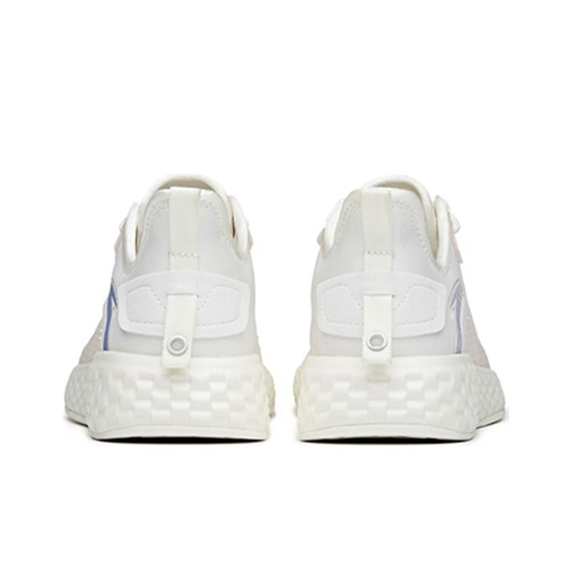 Anta Running Series Trendy Versatile Shock Absorbing Non-Slip Wear-Resistant Breathable Low-Top Running Shoes Women Sneaker White Purple 922125523-1