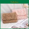 2022 Ladies Bag Sweet Style Plush Small Square Bag Wholesale Lipstick Bag Phone Bag