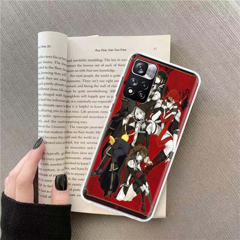 D Gray Man Anime Allen Walker Phone Case For Xiaomi Redmi Note 14 13 Pro Plus 5G Cover 13C 14C 12 12C 9 9T 9C 10 10C 8 7 6 10A 9