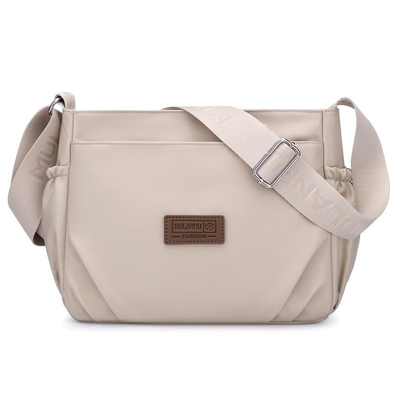 New Versatile Atmospheric Women's Bag Mother Bag Multi-layer Soft Leather Shoulder Messenger Bag Mother-in-law Bag Diagonal Backpack