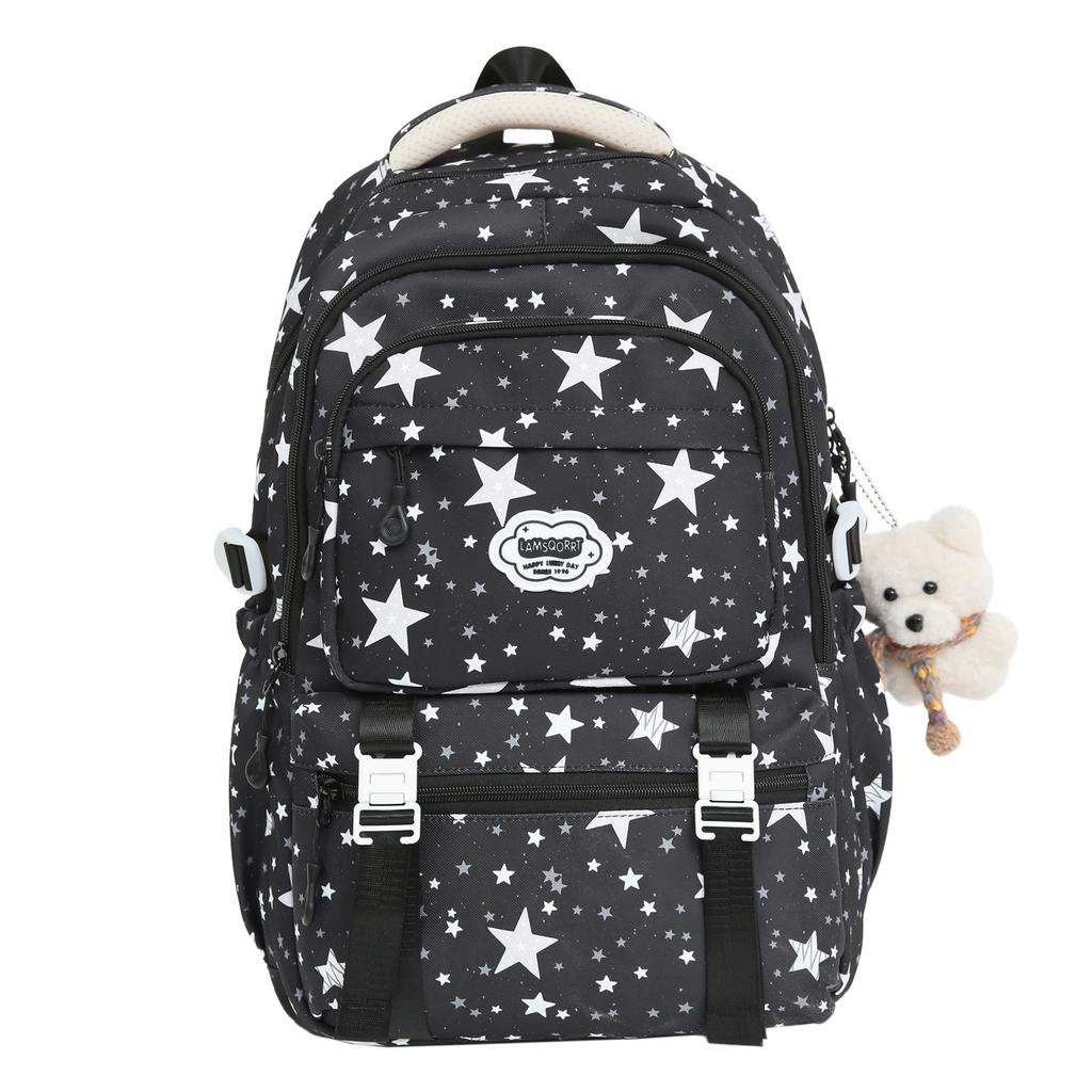 Schoolbag1011 New Student Backpack High School Student High Value School Bag Large Capacity Lightweight Fashion Printed Backpack