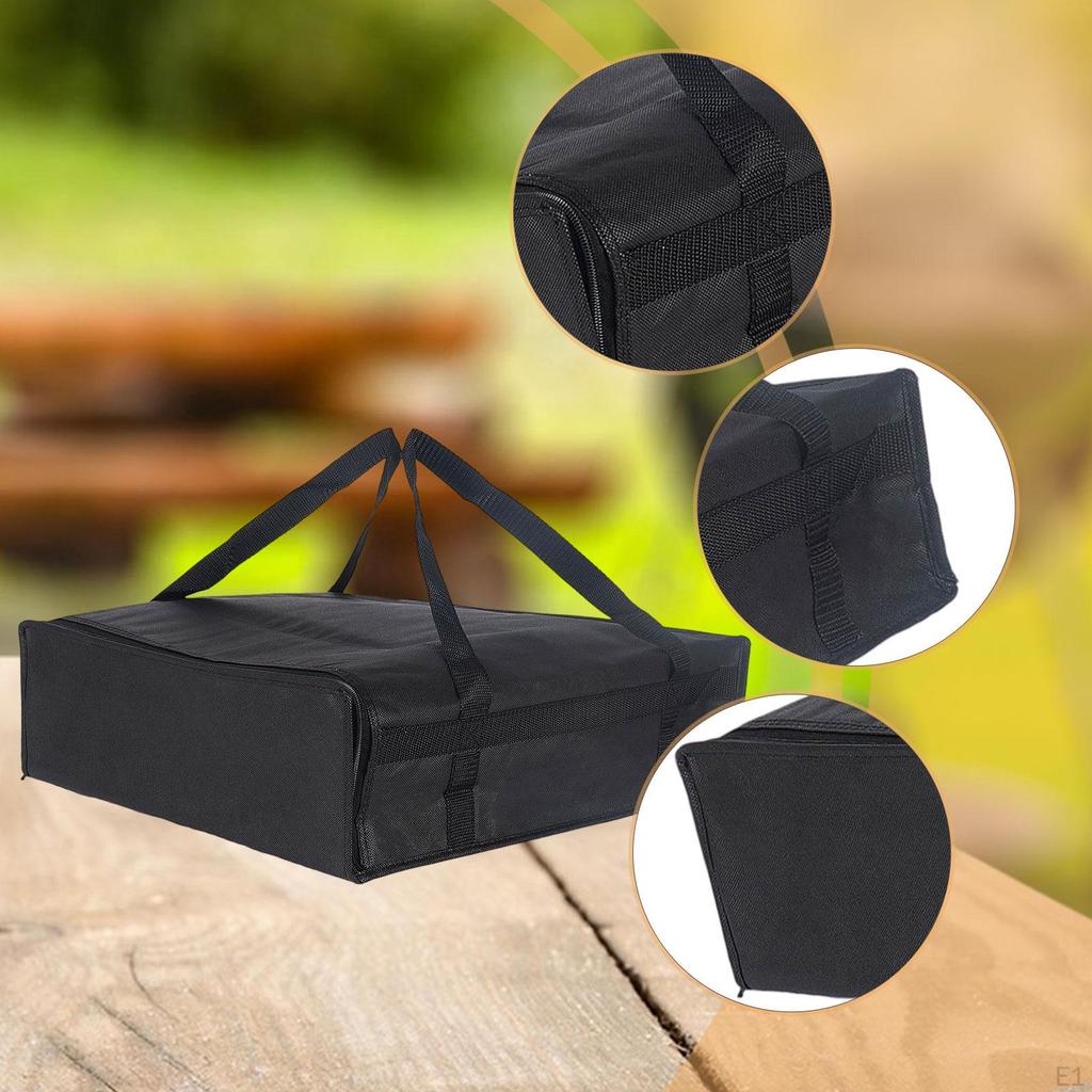 Bag Carrying Case Cold Food Storage Easy To Clean Pizza Warmer for Takeaway Camping