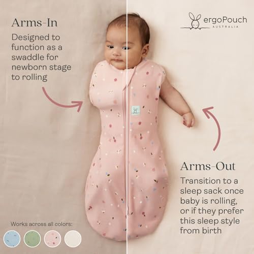 ergoPouch Cocoon Swaddle Bag [Authentic] Swaddle, 0.2TOG, 0-3M, Sage