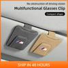 -Car Glasses Clip Sun Visor Card Glasses Holder Cars Accessories For BMW Motorsport X1 X3 X5 E39 E46 E90 F20 E60 F30 E36 F10 E87
