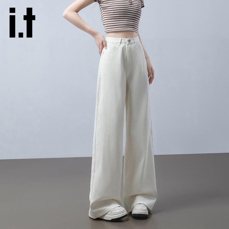 

Женские свободные джинсы izzue с высокой талией и широкими штанинами L