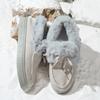 Women's Shoes, Snow Boots, Cotton Shoes, Round Toe Shoes, Thick Soled Shoes, Suede Shoes, Warm Shoes