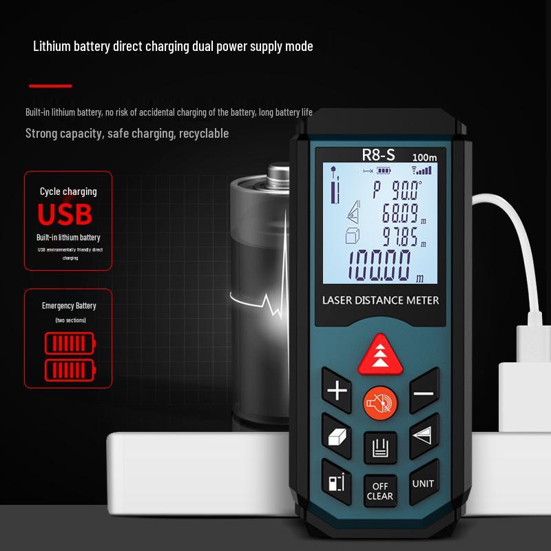 Handheld High-Precision Laser Rangefinder & Electronic Distance Ruler