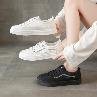 Die 2025 Neuen Retro Weißen Sneakers für Frühling und Herbst, Sneakers mit dicker Sohle, Vielseitige Ins Trendige Studenten-Sneakers für Damen