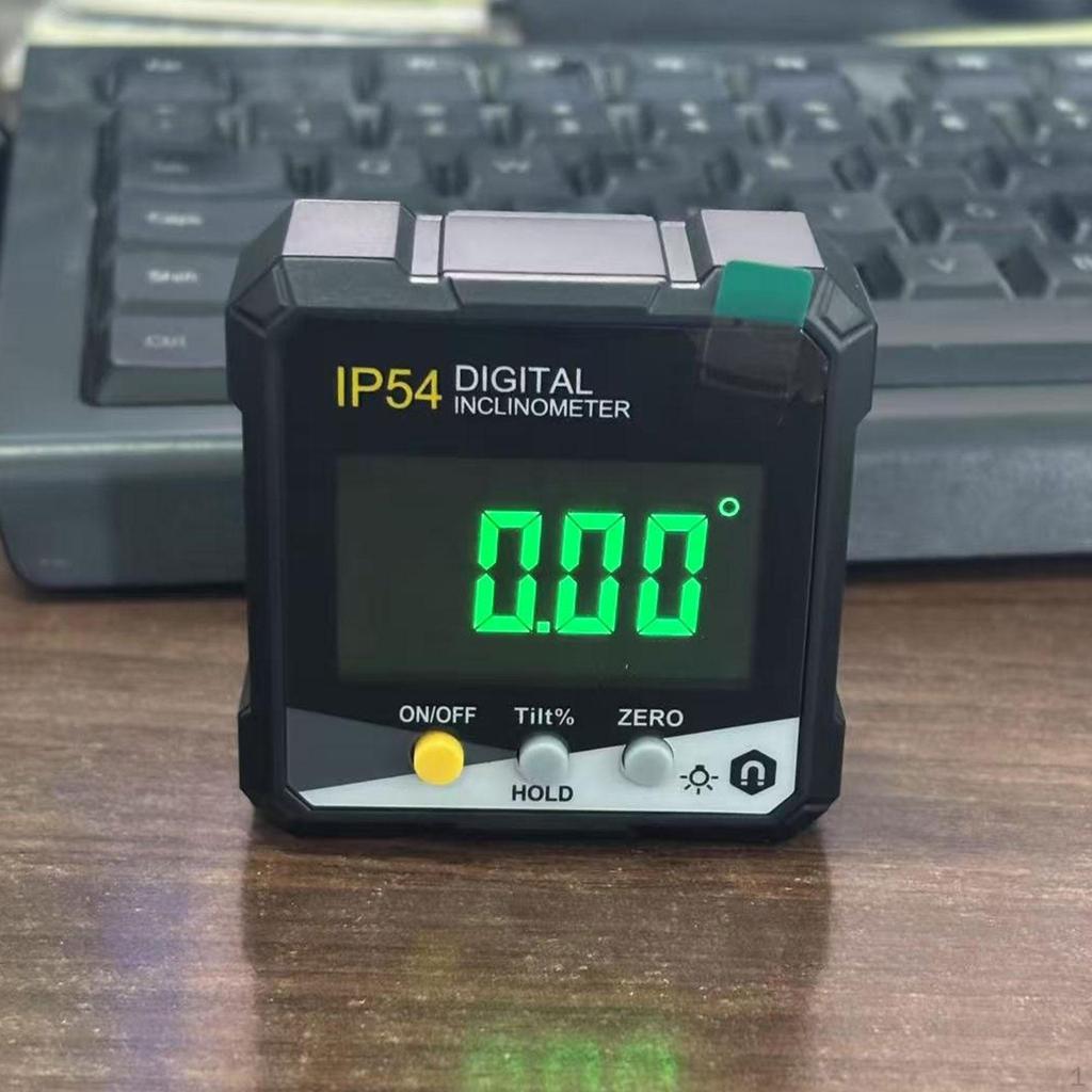Rapporteur d'angle numérique Inclinomètre IP54, Outil niveau cube, Outil de mesure pour le travail du bois
