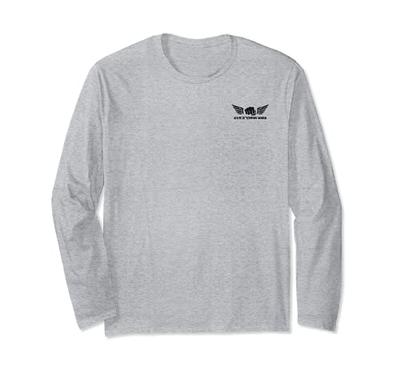 KRAV MAGA Shirt Israeli Combat System IDF Front Back Long Sleeve T-Shirt