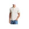 Polo Ralph Lauren Embroidered Button Slim Fit Short Sleeve Polo Shirt Men Tops Light-Cream 710704319-168