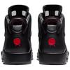 Jordan Air Jordan 6 Slip Resistant Abrasion Resistant Mid top Vintage Basketball Shoes Unisex Black II6558-001