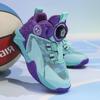 2025 New Autumn Boys' Basketball Shoes: Breathable Mesh, Rotating Buckle, Ideal for Students and Running.
