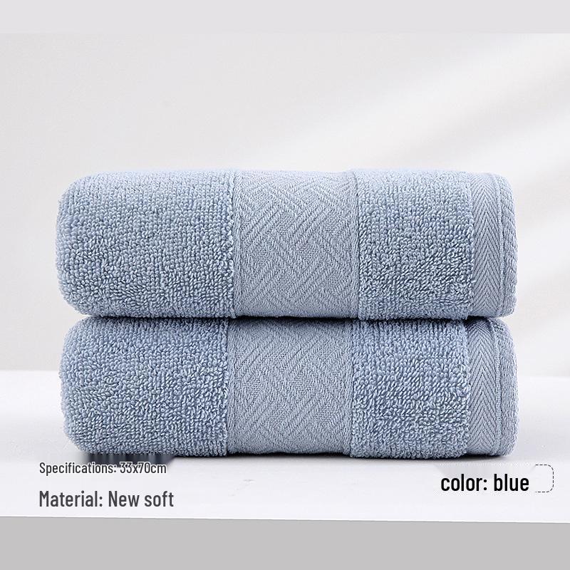 Absorbent Pure Cotton Face Wash Towel with Embroidered Logo - Ideal Gift or Souvenir. Bath Towel