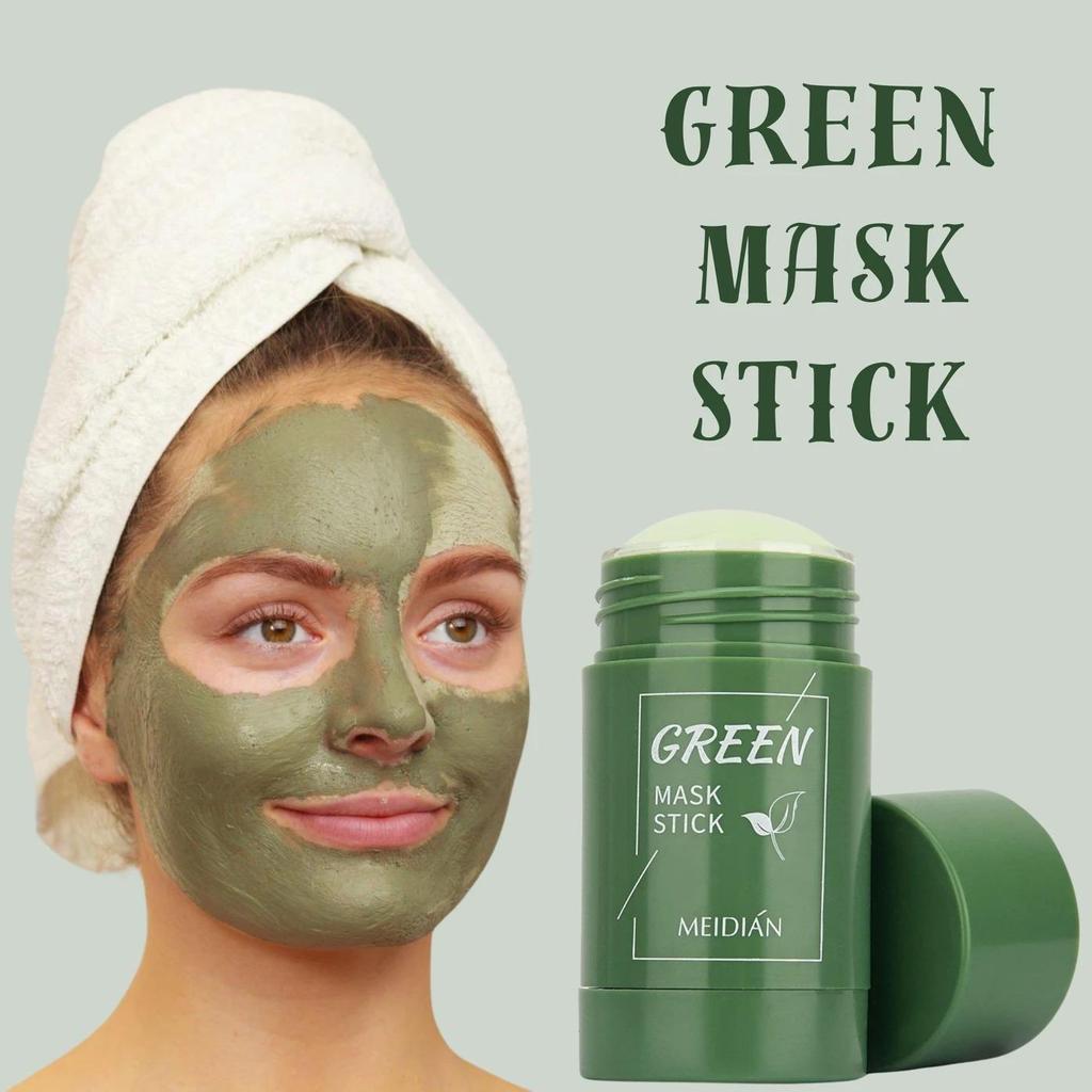 Green Tea Sticks Face Shaping Mask Anti-marks & Spots Removal, Moisturization, Oil Control, Pigmentation Removal, Radiance & Glow