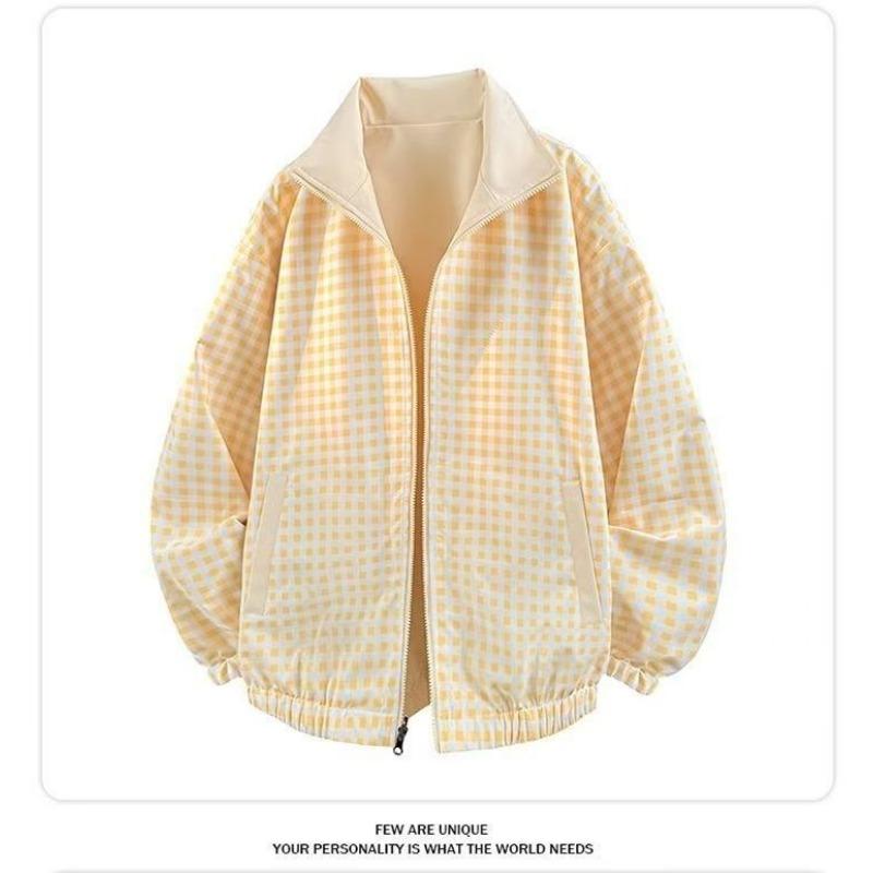 

Летний Модный Тренд Спортивная Простая Универсальная Свободная Повседневная Куртка с Цветными Блоками Тонкая с Длинными Рукавами 3XL жёлтый