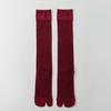 Ultra-thin Ruffle Two Toe Socks Mesh Calf Long Socks Soft Knee High Stockings  Streetwear