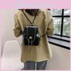 Trendy Women's Black Chain Backpack Stylish Casual Travel Bag For Everyday Use
