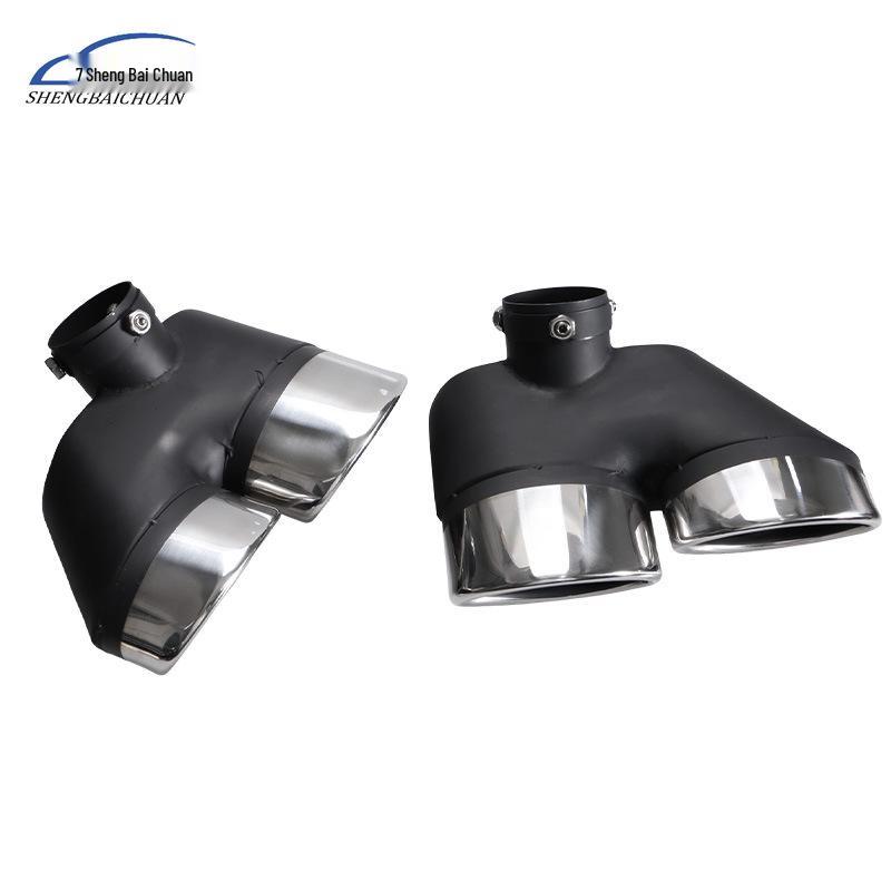 Stainless Steel Quad-Outlet Exhaust Muffler for Mercedes W211 E260/E240
