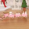 Wooden Christmas Train Decorations Santa Claus/Snowman/Bear Decorations Party