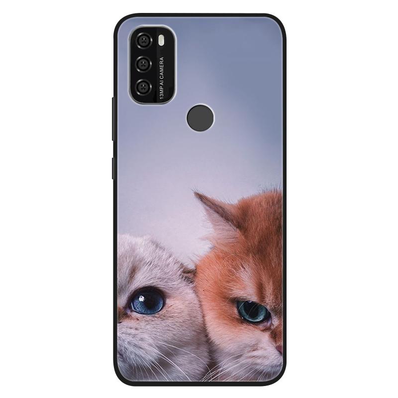 For Blackview A70 Case A 70 Capa Silicone Cute Cats Painted Soft Black Cover for Blackview A70 Pro Cover A70Pro TPU Coque Cases