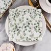 Pack of 20 Green Eucalyptuses Paper Napkins Vintages Table Decoration for Wedding Receptions and Garden Parties