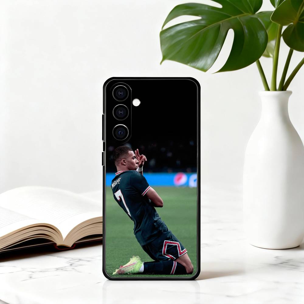 SPORT K-Kylian M-Mbappe KM Phone Case For Samsung Galaxy A73,A72,A71,A70,A53,A52,A51,Soft Silicone Black Cover