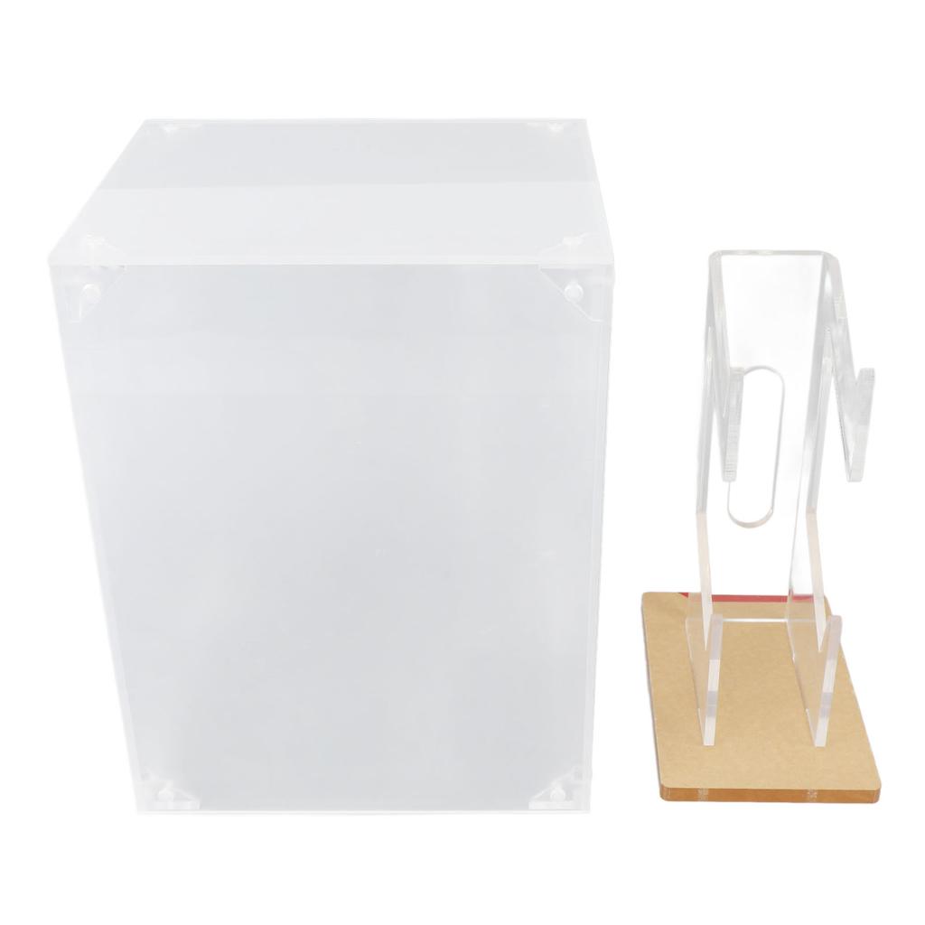 Game Controller Holder Universal with Dust Cover 2 Layer Transparent Acrylic Detachable Gamepad