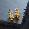 Earrings Simple Irregular Folded Plain Ring Earrings Women'S Delicate Cold Wind Ear Buckles