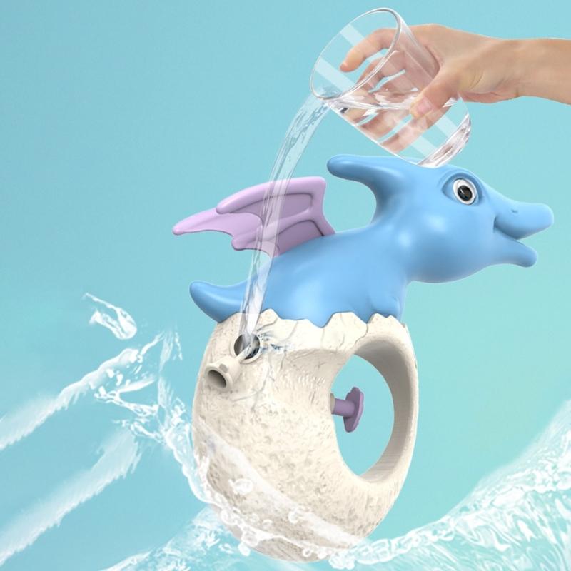 Handheld Cartoon Dinosaur Shape Water Guns Toy Hot Day Seasides Water Toy Kids Adult Outdoor Swimming Pool Seasides Toy