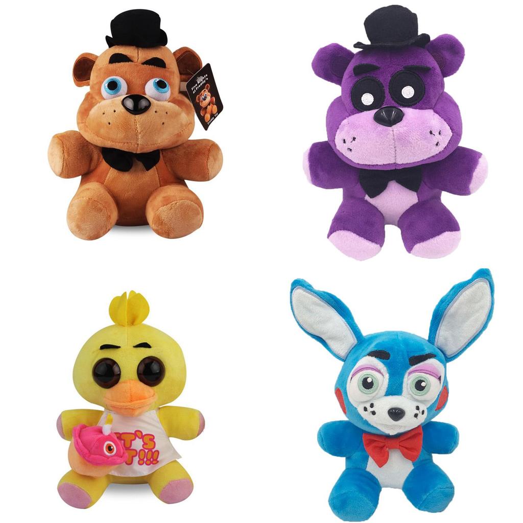 Cute Five Nights At Freddy's Fnaf Toy Plush Soft Gift 18/25cm Yellow Brown Purple Blue Red White