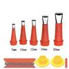 פיית דבק מנירוסטה עם בסיס נשלף למריחה ואיטום