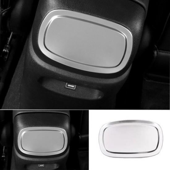 For Hyundai Elantra 2021-2023 Steel Silver Rear Air Outlet Vent Frame Trim 1PCS