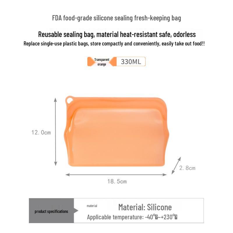 Sheng Bang Rong Silicone Collapsible Fresh-Keeping Lunch Box: Portable, Food-Grade Container for Snacks, Fresh Fruit, and More