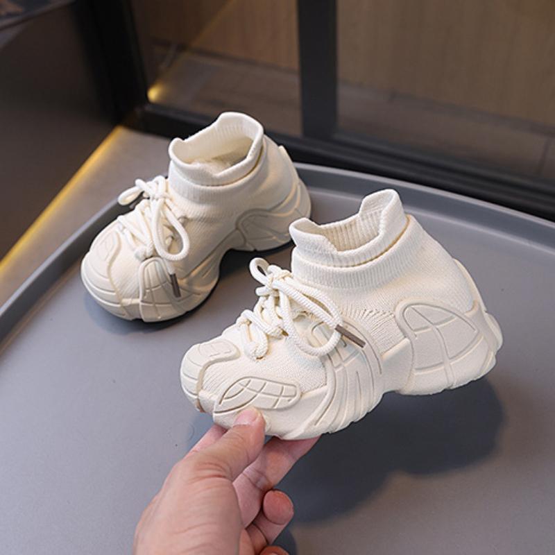 New Spring and Autumn Boys and Girls Fashionable and Versatile Breathable Mesh Soft Sole Wear-resistant Casual Sports Shoes