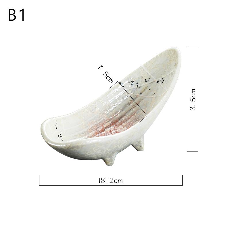 Japanese Seasoning Bowl Snack Mustard Sushi Plate Restaurant Appetizer Dish Cold Dish Snack Dessert Dish Ceramics Tableware