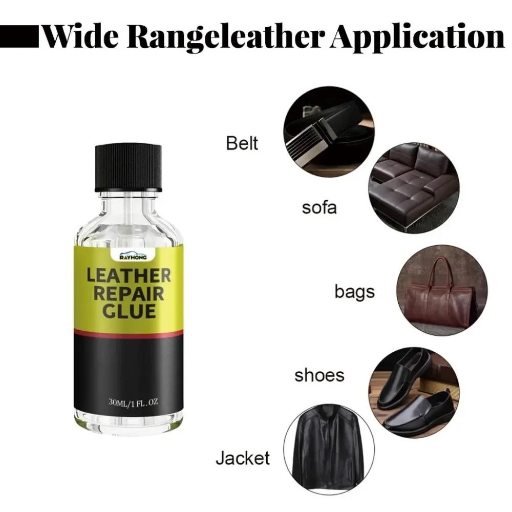 Liquid Leather Repair Gel Skin Refurbish Tool Holes Scratch Cracks Restorer For Car Seats Sofa Jacket Purse Shoes
