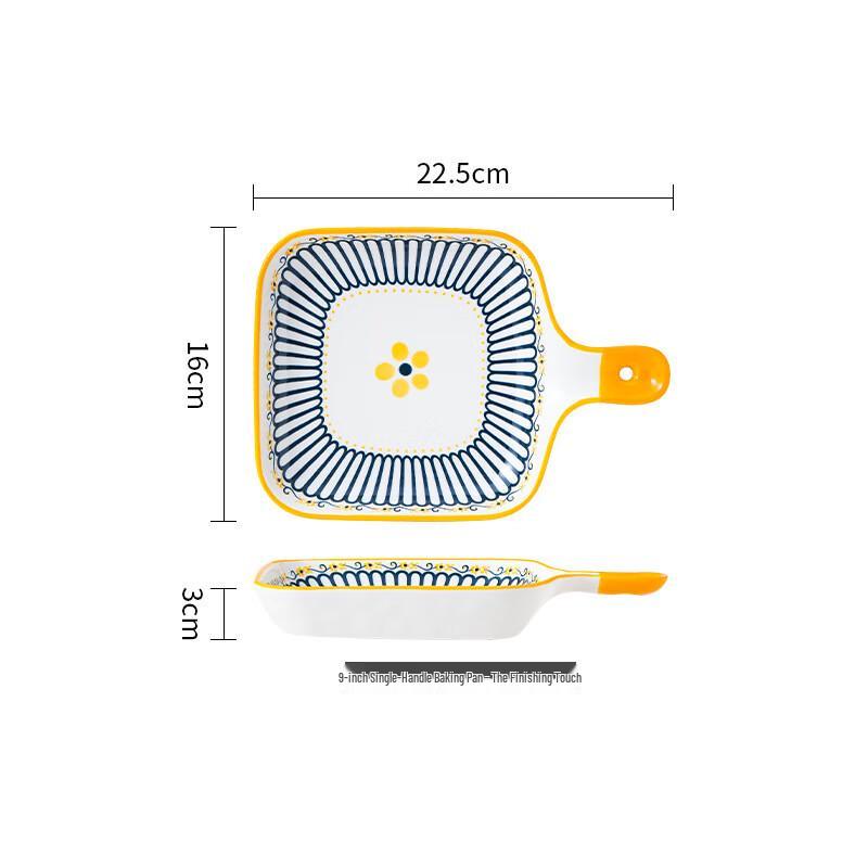 Ailan Huijia MY Retro Nordic Ceramic Baking Dish