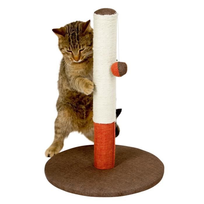 Kerbl Cat Scratching Post - Trunk - 50cm - OPAL BASIC - Bordeaux/brown - Sisal