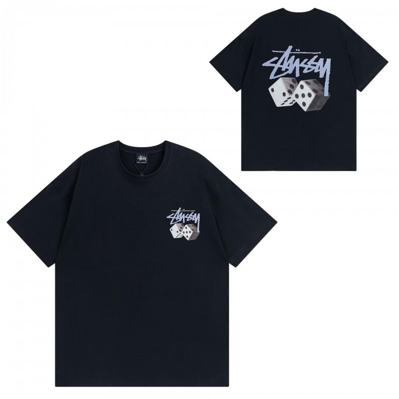 Camiseta de Algodón Streetwear para Hombre y Mujer Corte Holgado Manga Corta Camiseta Gráfica Casual Unisex Cuello Redondo