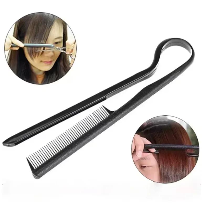 1PC Useful Hair Straighten Salon Comb Hairdressing Smooth Tool Hold Tongs Hair Styling Tools for Women Hair Brush Straightener