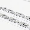 1PC 3D ABS Model S Y X Letters Logo Car Rear Trunk Badge Sticker Valve Cap For Tesla Model X S 3 Cybertruck P85D Car Accessories