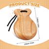 1 Pair Spanish Wooden Castanets for Adults And Children, Handmade Hand Percussion Instruments