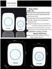 KajiaSi Wireless Doorbell & Elderly Call Button - Long Range, High Volume, Compatible with US/UK/EU Standards for Home Use.