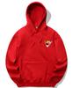 8 Balls Peaceful Graphic Hoodie - Red